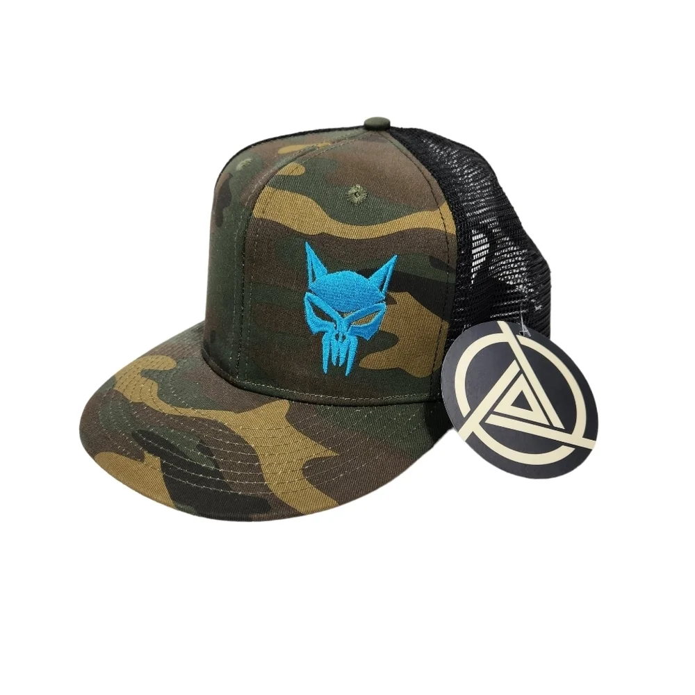 Ally Outdoors NWT Camo Trucker 6 Panel Mesh Cap Hat OS